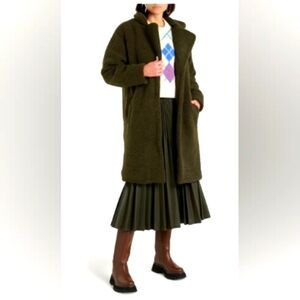 V by muuba faux shearling coat